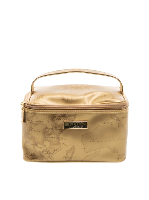 ALVIERO MARTINI PRIMA CLASSE GEO Beauty case squadrato oro scuro - Beauty Case