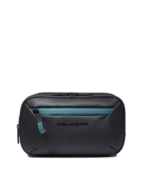 PIQUADRO CORNER SPECIALE GOMMATO Beauty case idrorepellente Nero - Beauty Case