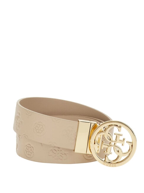 GUESS PHOEBE Cintura simply taupe logo - Cinture