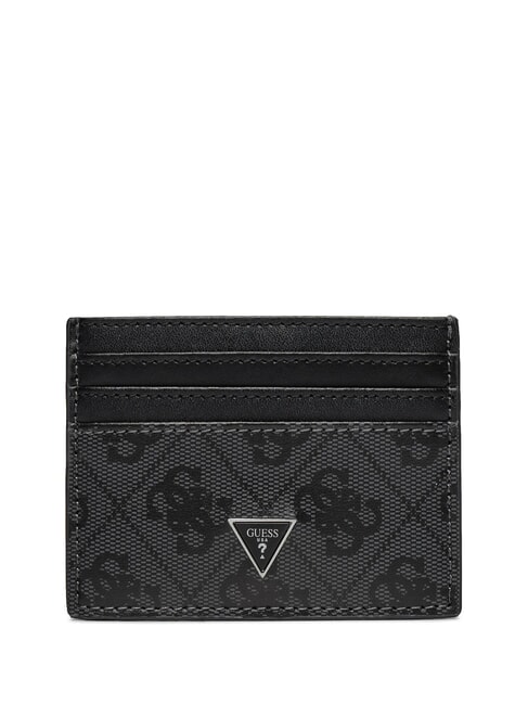 GUESS MILANO  Portacard piatto in pelle NERO - Portafogli Uomo
