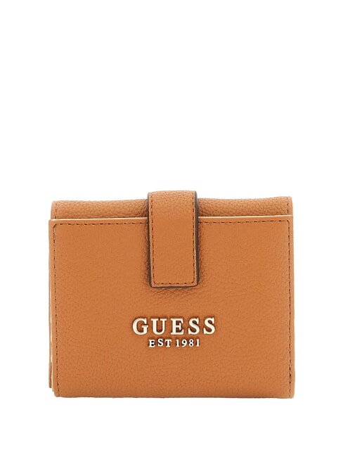 GUESS LAUREL 2  Portafoglio small COGNAC - Portafogli Donna