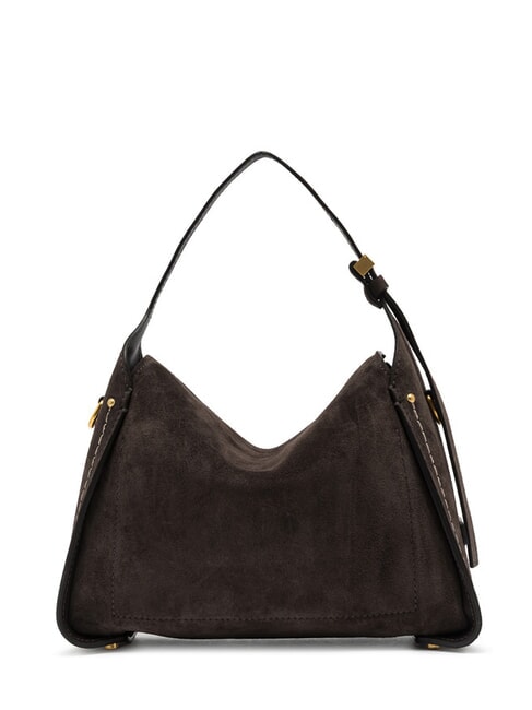 GIANNI CHIARINI PENELOPE Borsa doppia funzione in pelle suede moka - Borse Donna