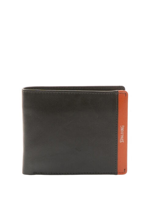 SPALDING SNAP  Portafoglio in pelle da uomo brown/orange - Portafogli Uomo