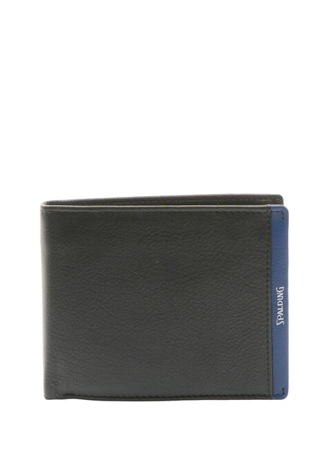 SPALDING SNAP  Portafoglio in pelle da uomo black/navy - Portafogli Uomo