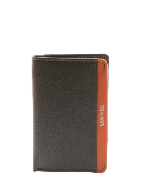 SPALDING SNAP  Portafoglio in pelle brown/orange - Portafogli Uomo