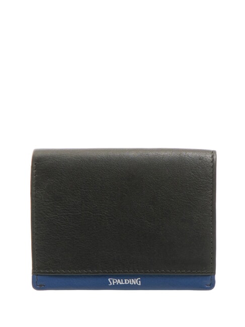 SPALDING SNAP  Portafoglio in pelle black/navy - Portafogli Uomo