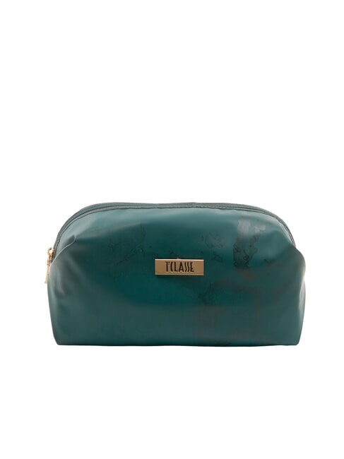 ALVIERO MARTINI PRIMA CLASSE GEO Beauty squadrato grande verde bottiglia - Beauty Case