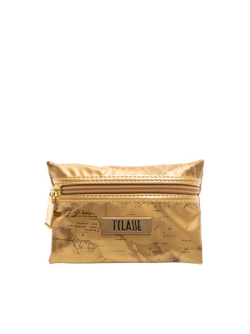 ALVIERO MARTINI PRIMA CLASSE GEO Mini busta piatta oro scuro - Bustine & Necessaire