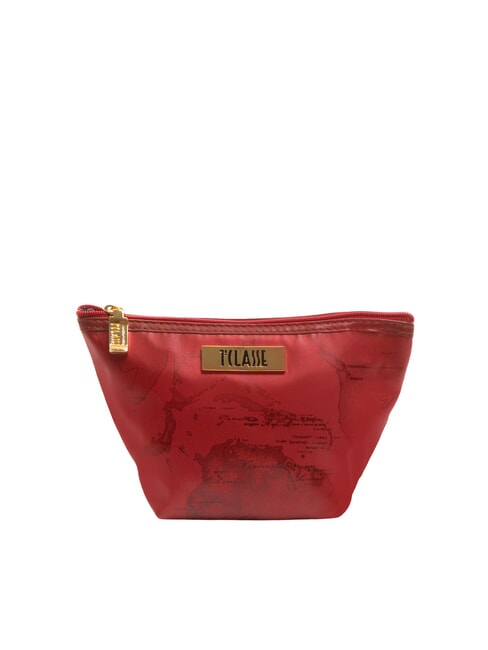 ALVIERO MARTINI PRIMA CLASSE GEO Necessaire svasato piccolo rosso lucido - Bustine & Necessaire