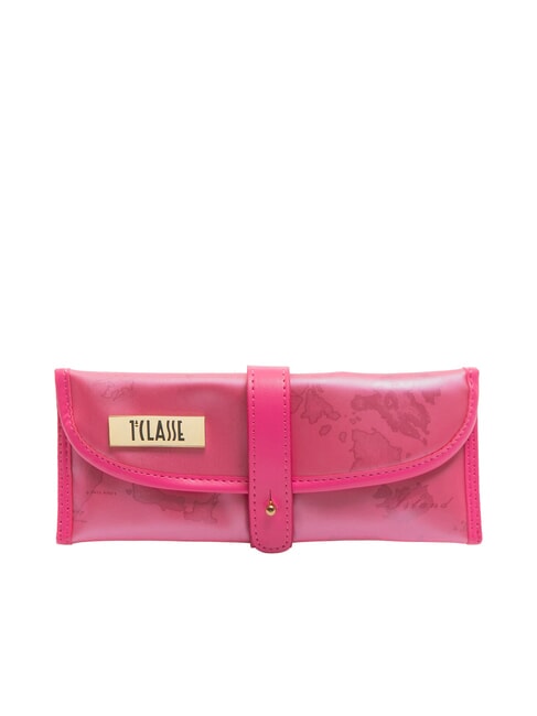ALVIERO MARTINI PRIMA CLASSE GEO Necessaire con patta rosa bubble - Bustine & Necessaire