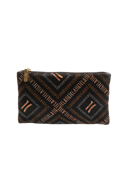 ALVIERO MARTINI PRIMA CLASSE GEO Bustina piatta logo all over Nero - Bustine & Necessaire