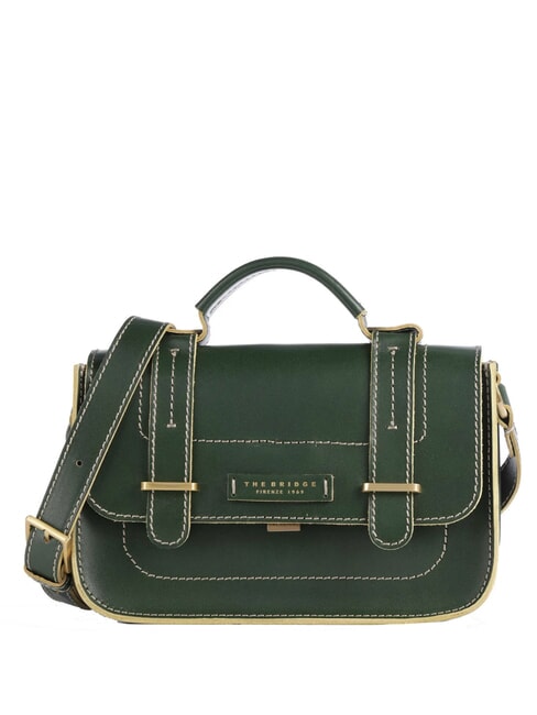 THE BRIDGE ESTER  Borsa a mano, con tracolla smeraldo abb. oro - Borse Donna