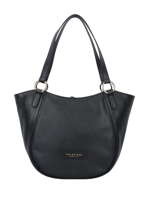 THE BRIDGE DOMITILLA  Shopping Bag in pelle Nero Oro - Borse Donna