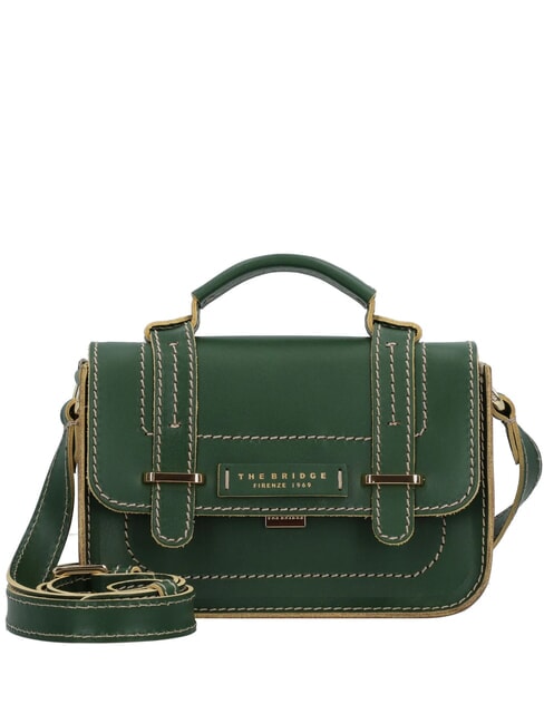THE BRIDGE ESTER  Mini Bag a mano, con tracolla smeraldo abb. oro - Borse Donna