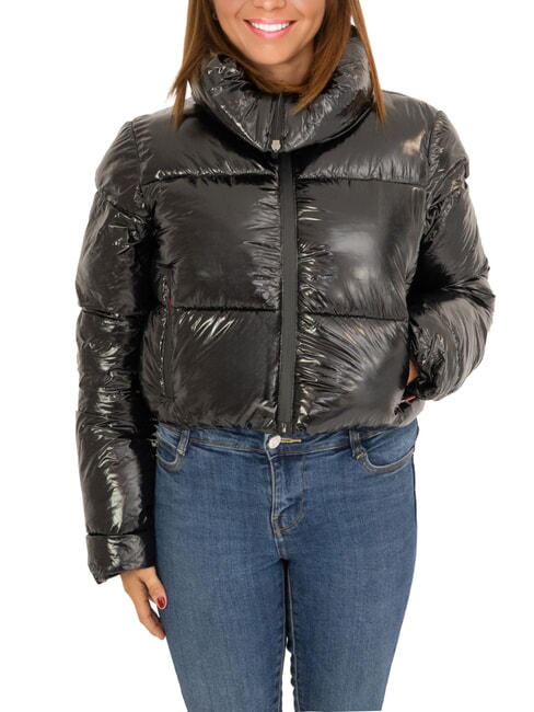 CANADIAN SUMMERSIDE Piumino corto lucido recycled shiny black - Piumini Donna