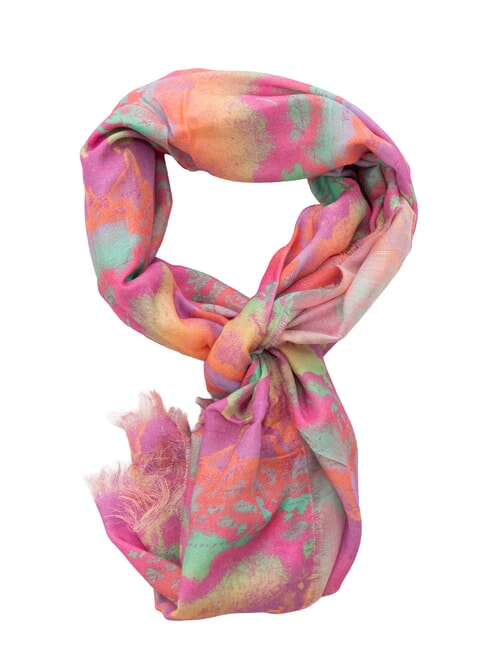 ALVIERO MARTINI PRIMA CLASSE GEO FANTASY Sciarpa con frange corte multicolor - Sciarpe
