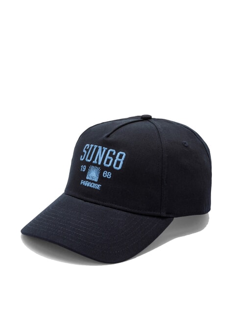 SUN68 LOGO Cappello modello baseball blue - Cappelli