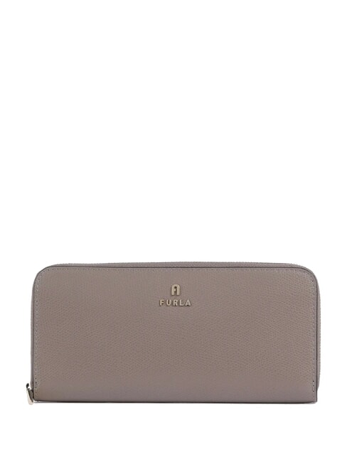 FURLA CAMELIA Portafoglio in pelle e zip around stucco gray+ballerina i int. - Tracolle Uomo