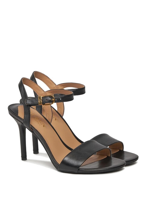 RALPH LAUREN GWEN Sandali alti in pelle NERO - Scarpe Donna