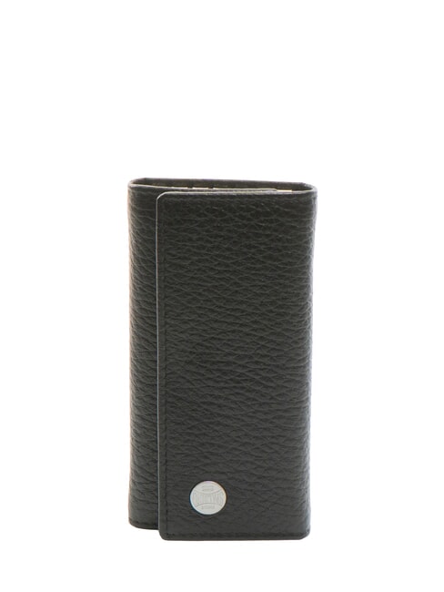 SPALDING SNAP Astuccio portachiavi in pelle nero - Portachiavi