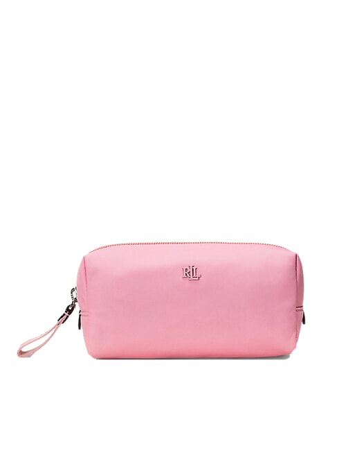 RALPH LAUREN RLL Trousse in nylon con polsierina rose mauve - Bustine & Necessaire