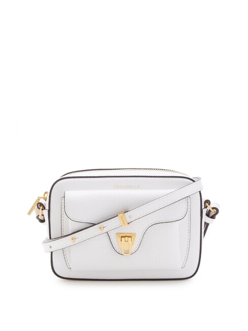 COCCINELLE BEAT SOFT Borsa tracolla pelle martellata brillant white - Borse Donna