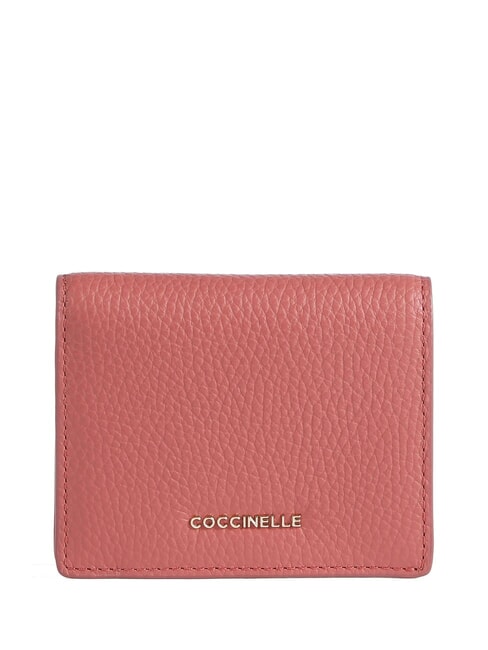 COCCINELLE METALLIC SOFT  Portafoglio piccolo in pelle pot - Portafogli Donna