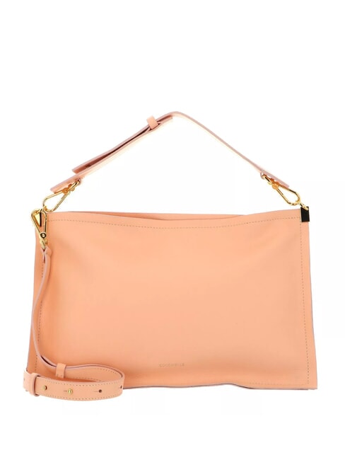 COCCINELLE SNIP Borsa a spalla in pelle martellata sunrise/pot - Borse Donna