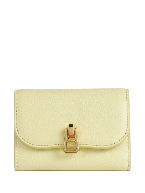 COCCINELLE MAGIE magie portafoglio pelle martellata Leather wallet lime wash - Portafogli Donna