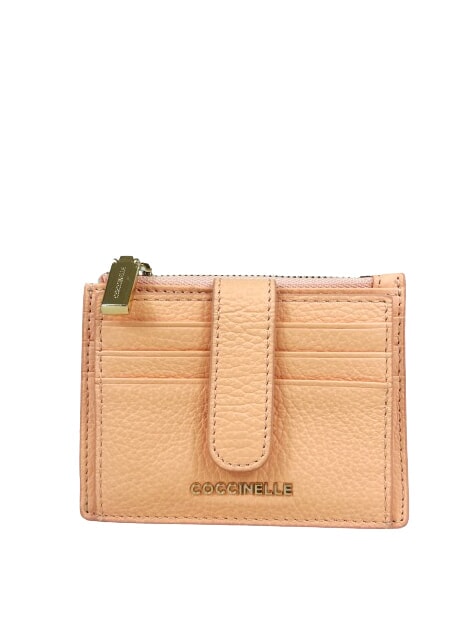 COCCINELLE METALLIC SOFT Portamonete a bustina sunrise - Portafogli Donna