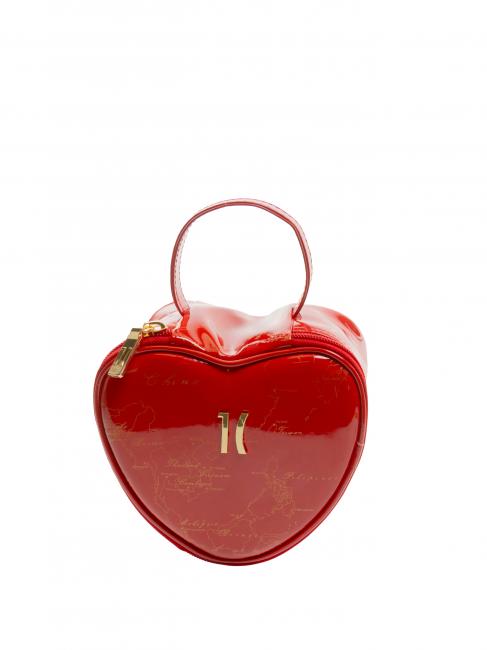 ALVIERO MARTINI PRIMA CLASSE GEO Trousse media a forma di cuore ROSSO - Bustine & Necessaire