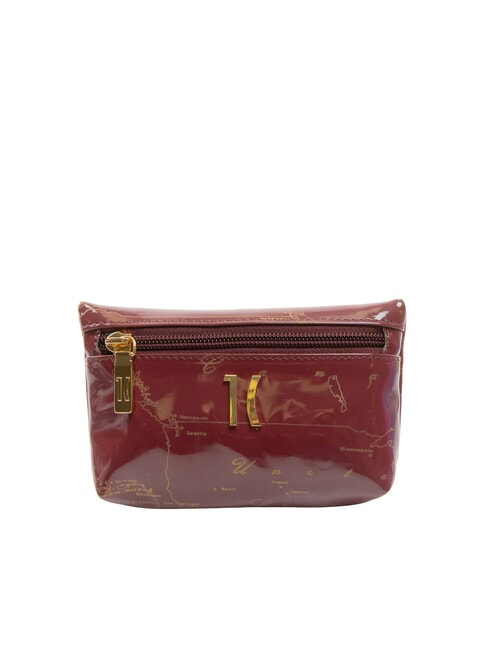 ALVIERO MARTINI PRIMA CLASSE GEO Bustina piccola lucida burgundy - Bustine & Necessaire