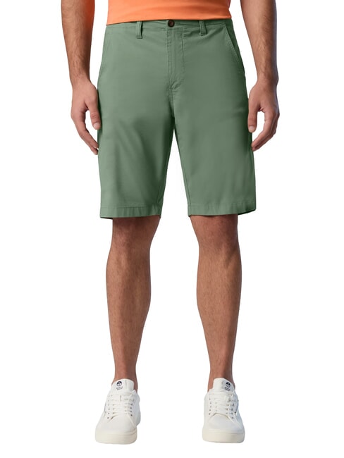 NORTH SAILS FREEDOM Pantaloni corti chino in cotone stretch military green - Pantaloni Uomo
