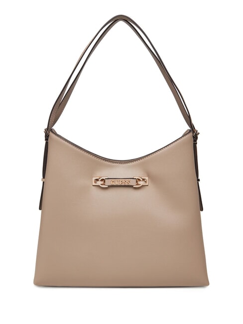 GUESS LEFIA Borsa a spalla simply taupe - Borse Donna
