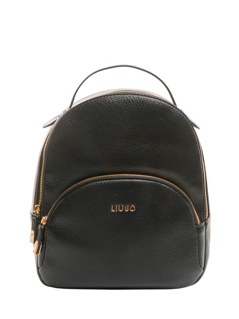 LIUJO MANHATTAN Zaino medio tondo con tasca NERO - Borse Donna