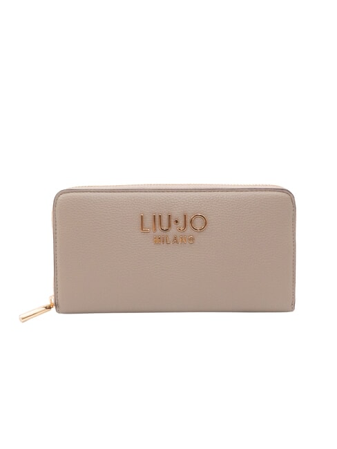 LIUJO CALIWEN Portafoglio grande zip around desert taupe - Portafogli Donna