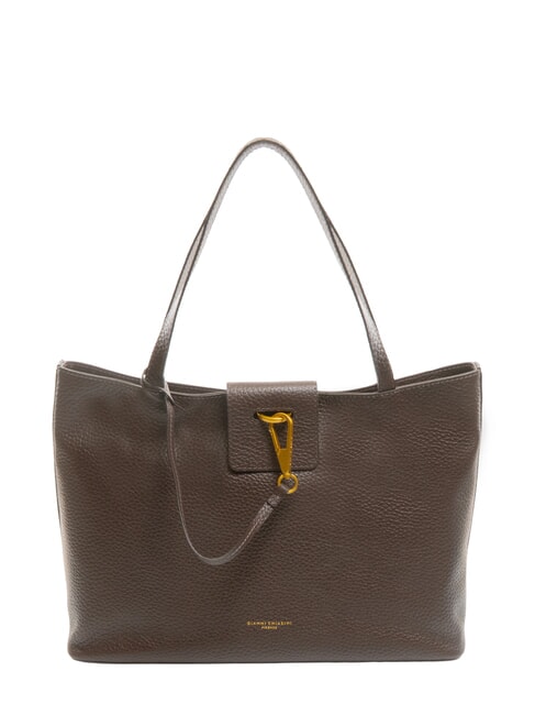 GIANNI CHIARINI MARISOL Borsa shopping in pelle espresso - Borse Donna
