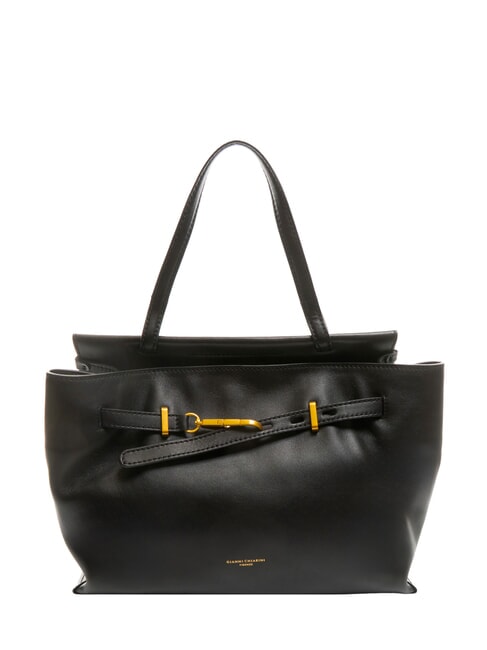 GIANNI CHIARINI TILDA Borsa a spalla in pelle con tracolla Nero - Borse Donna