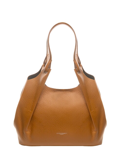 GIANNI CHIARINI DUA Borsa a spalla grande in pelle cuoio-t.moro - Borse Donna