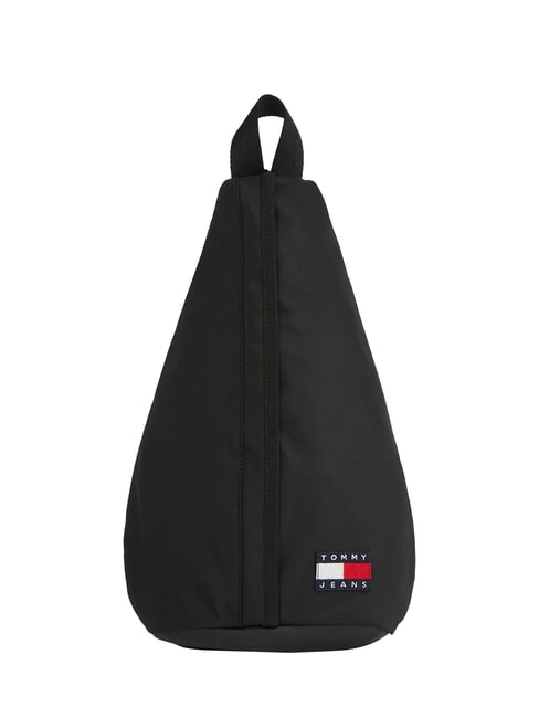 TOMMY HILFIGER TJM ESS DAILY Zaino monospalla black - Zaini Scuola & Tempo Libero
