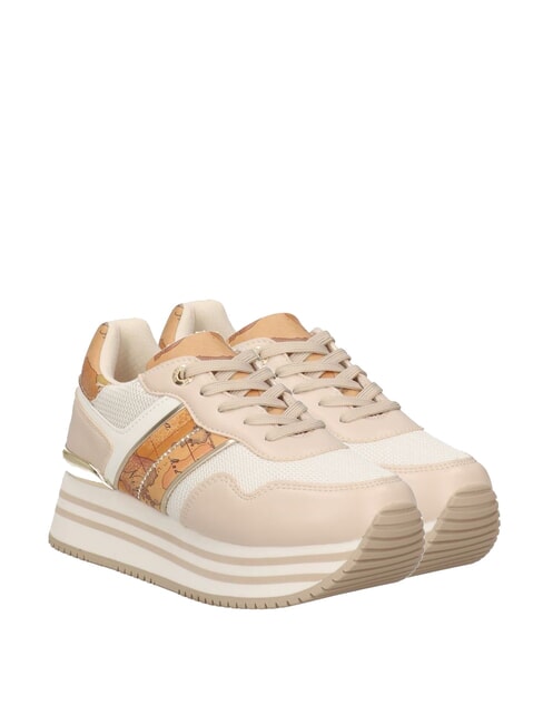 ALVIERO MARTINI PRIMA CLASSE GEO JR Sneakers platform sabbia/geo beige - Scarpe Donna