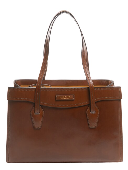 THE BRIDGE ANGELA Borsa a spalla, in pelle MARRONE - Borse Donna