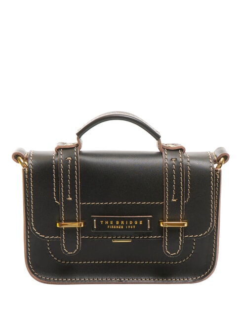 THE BRIDGE ESTER  Mini Bag a mano, con tracolla Nero Oro - Borse Donna