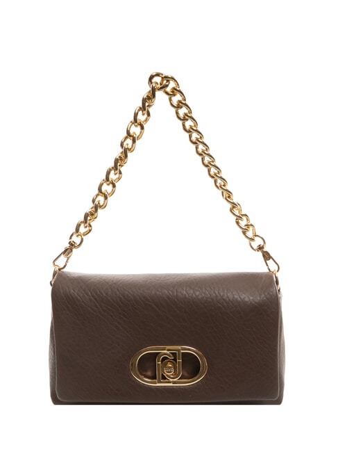 LIUJO LAPUFFY Borsa a spalla manico catena moro light - Borse Donna