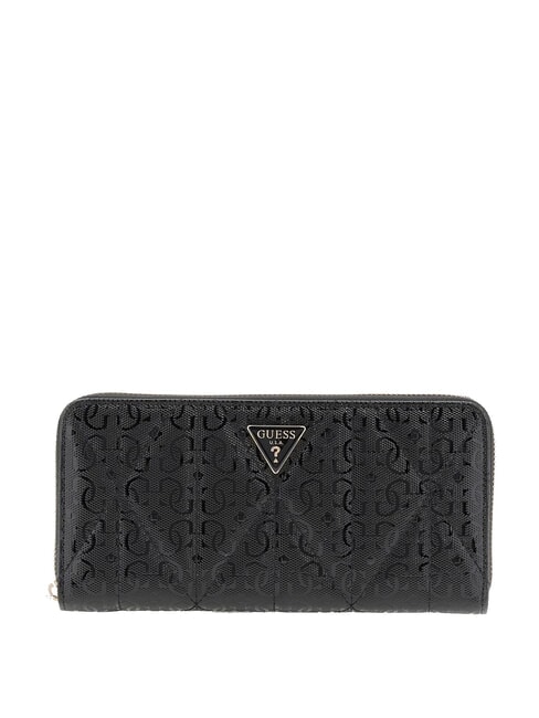 GUESS ALDINA Portafoglio zip around NERO - Portafogli Donna