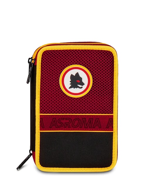 ROMA CROSS AND WIN Astuccio a 3 zip con kit scuola Nero - Astucci e Accessori