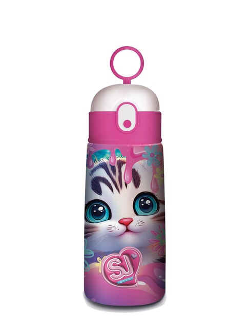 SJGANG ANIMALI Borraccia termica in acciaio CANDY FUXIA - Borracce termiche