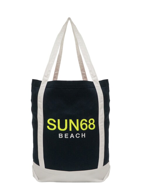 SUN68 CABARDINE Borsa mare in canvas navy blue - Borse Donna