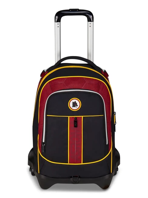 ROMA CROSS AND WIN Zaino trolley sganciabile 3 ruote Nero - Zaini con carrello