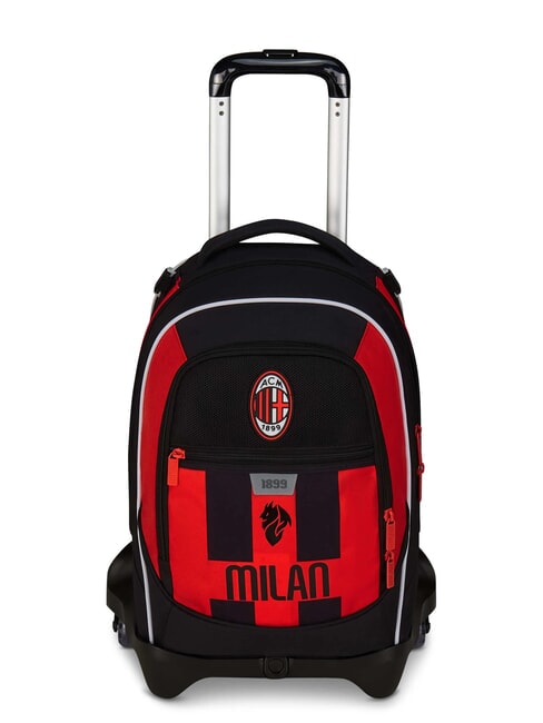 MILAN KICK AND SCORE Zaino trolley sganciabile 3 ruote Nero - Zaini con carrello